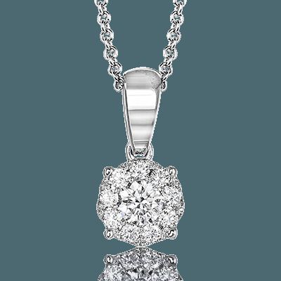 Simon G. 18k White Gold Pendant