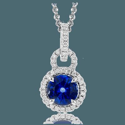 Simon G. 18k White Gold Color Pendant