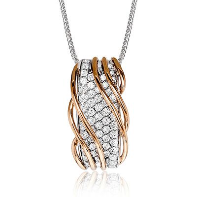 Simon G. 18k White Gold Pendant