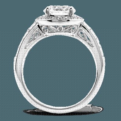 Simon G. 18k White Gold Engagement Ring