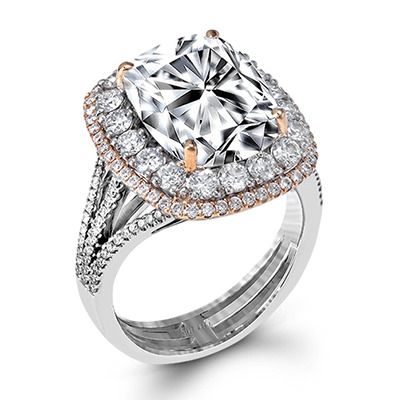 Simon G. 18k White Gold Color Ring