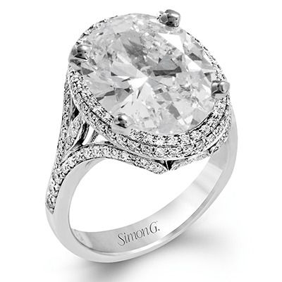Simon G. 18k White Gold Color Ring