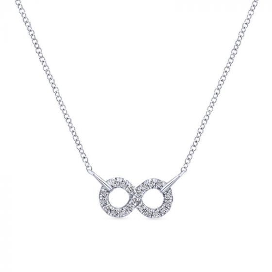 Gabriel & Co. Sterling Silver Classic Gemstone Necklace