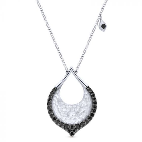 Gabriel & Co. Sterling Silver Souviens Gemstone Necklace