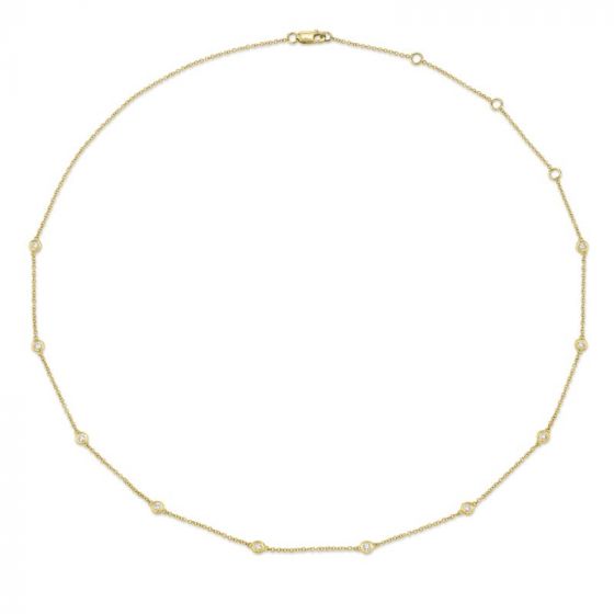 Shy Creation 14k Yellow Gold Necklace