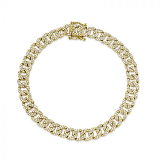 Shy Creation 14k Yellow Gold Bracelet