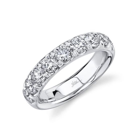 Shy Creation 14k Gold White 1.90Ct Diamond Band