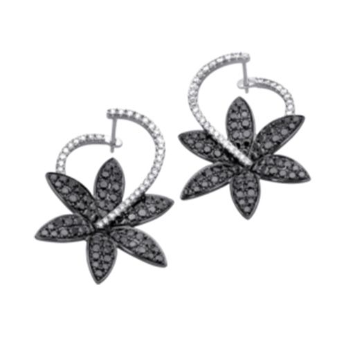 Simon G. 18k White Gold Diamond Earrings