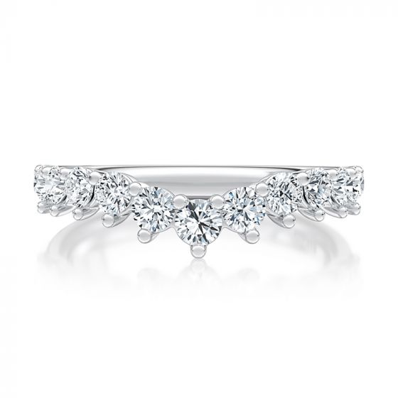A. Jaffe Round Diamond Wedding Band