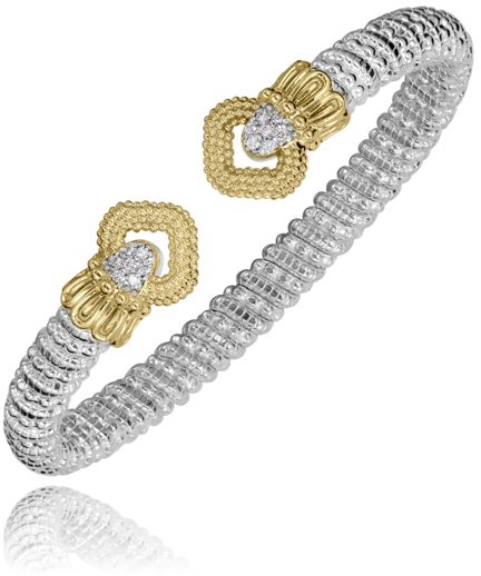 Vahan 14k Gold & Sterling Silver Diamond Bracelet