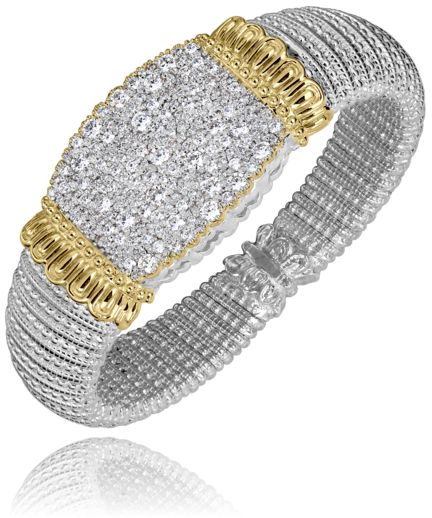 Vahan 14k Gold & Sterling Silver Diamond Bracelet
