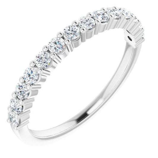 Platinum 3/8 CTW Diamond Anniversary Band