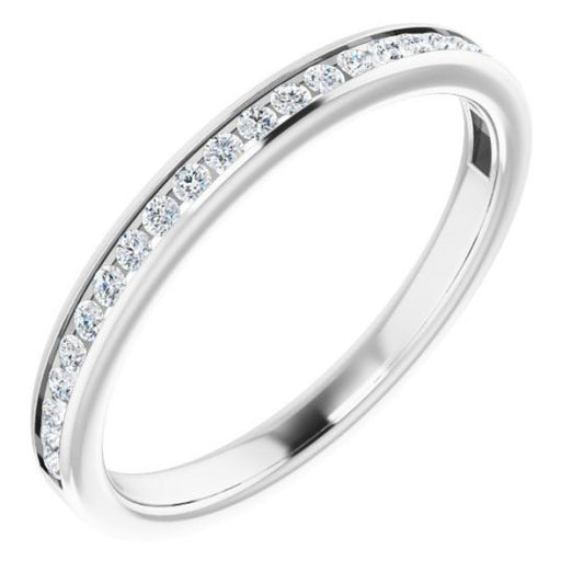 14K White 1/5 CTW Diamond Anniversary Band