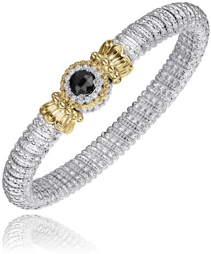 Vahan 14k Gold & Sterling Silver Black Onyx Bracelet