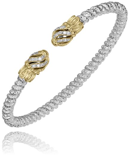 Vahan 14k Gold & Sterling Silver Diamond Bracelet