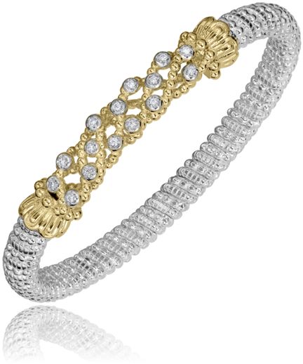 Vahan 14k Gold & Sterling Silver Diamond Bracelet