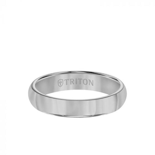Triton Grey Tungsten Carbide Wedding Band