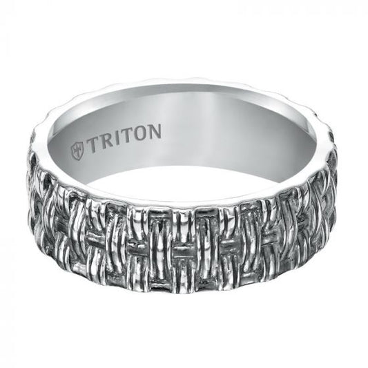 Triton Woven Contemporary Wedding Band