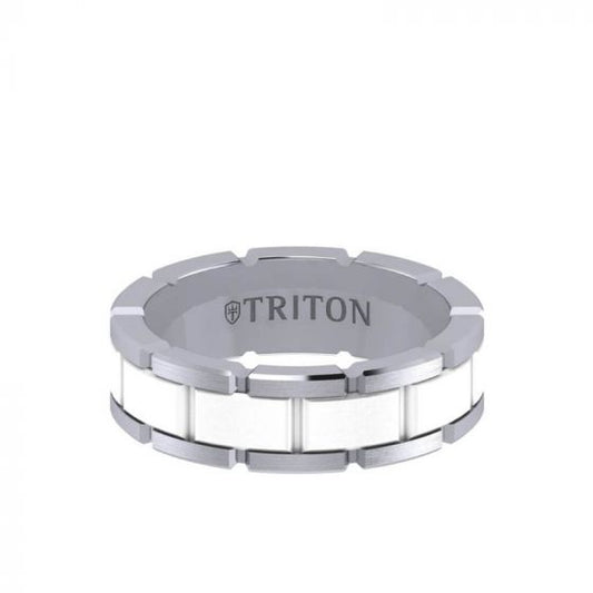 Triton 7MM Tungsten Ring - Ceramic T-Link Design Center