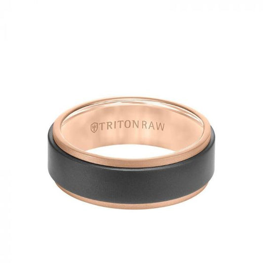Triton Two-Tone 18K Gold Wedding Band