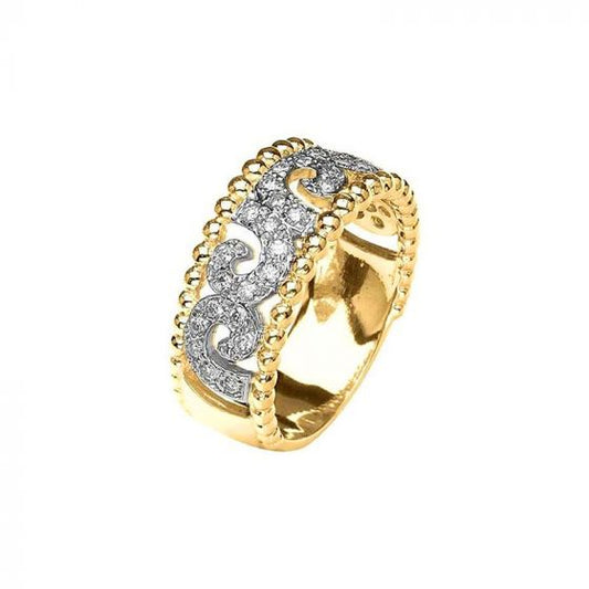 Alwand Vahan 14k Yellow Gold Diamond Ring