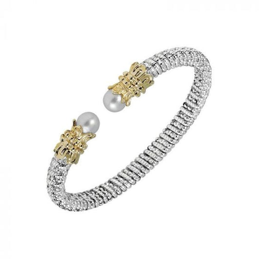 Alwand Vahan 14k Yellow Gold & Sterling Silver Pearl Bracelet