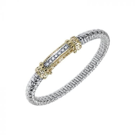 Alwand Vahan 14k Yellow Gold & Sterling Silver Diamond Bracelet