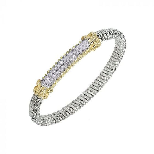 Vahan 14k Yellow Gold & Sterling Silver Bracelet