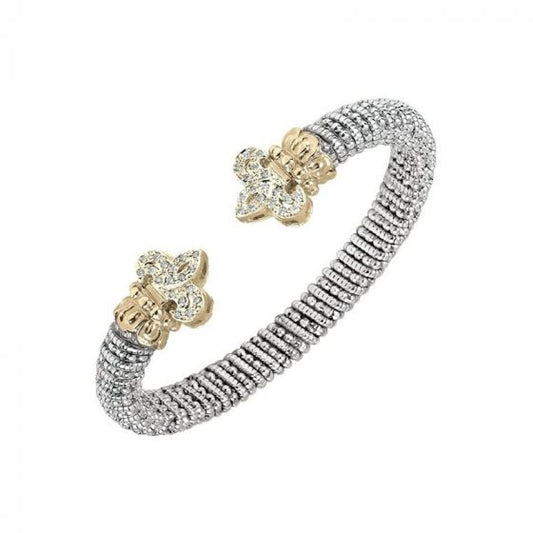 Vahan 14k Yellow Gold & Sterling Silver Diamond Bracelet