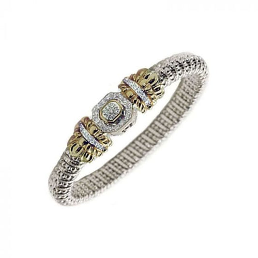 Alwand Vahan 14k Yellow Gold & Sterling Silver Diamond Bracelet
