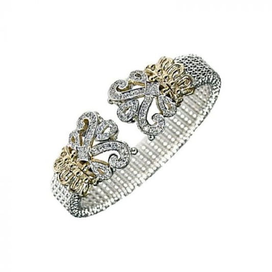 Alwand Vahan 14k Yellow Gold & Sterling Silver Diamond Bracelet