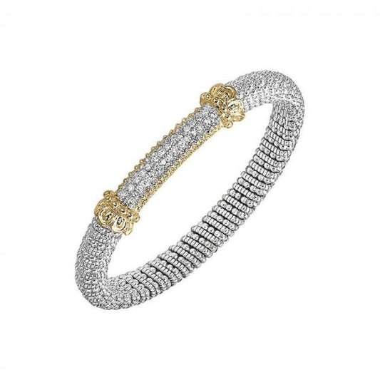 Alwand Vahan 14k Yellow Gold & Sterling Silver Pave Bracelet