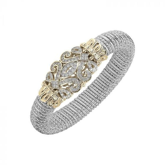 Vahan 14k Yellow Gold & Sterling Silver Diamond Bracelet