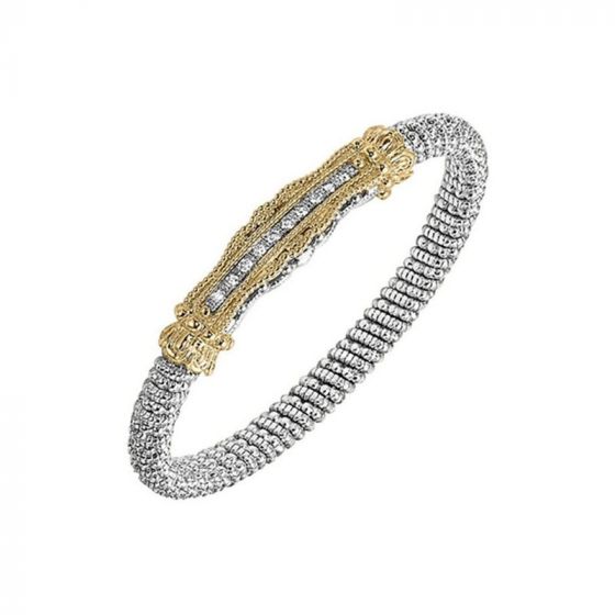 Vahan 14k Yellow Gold & Sterling Silver Diamond Bracelet