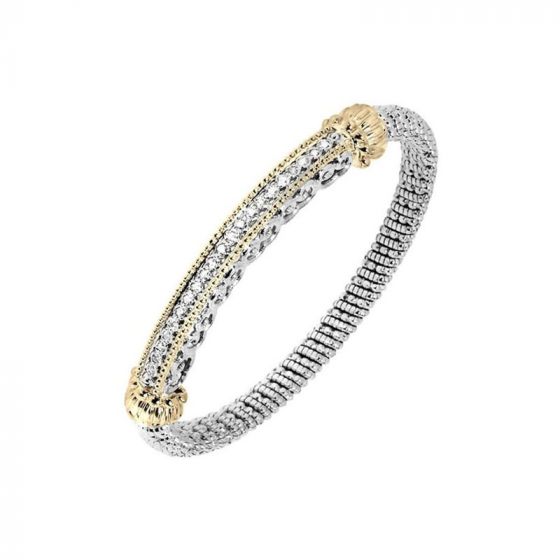 Alwand Vahan 14k Yellow Gold & Sterling Silver Diamond Bracelet
