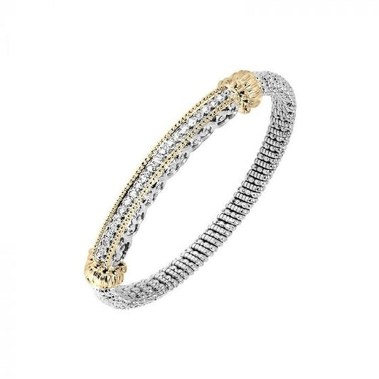 Alwand Vahan 14k Yellow Gold & Sterling Silver Diamond Bracelet