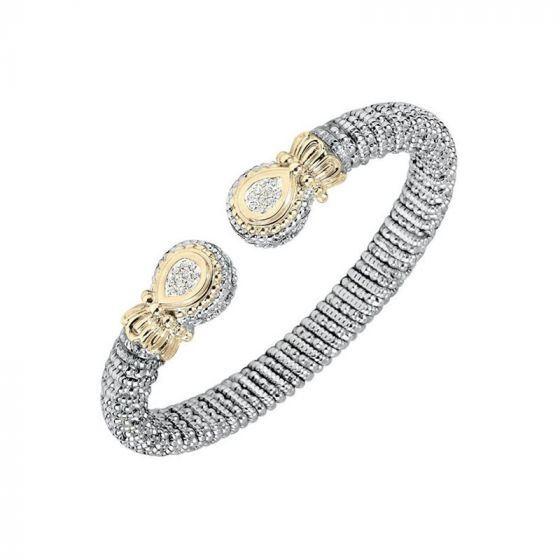 Vahan 14k Yellow Gold & Sterling Silver Diamond Bracelet