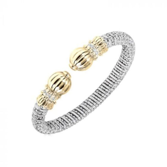 Vahan 14k Yellow Gold & Sterling Silver Diamond Bracelet