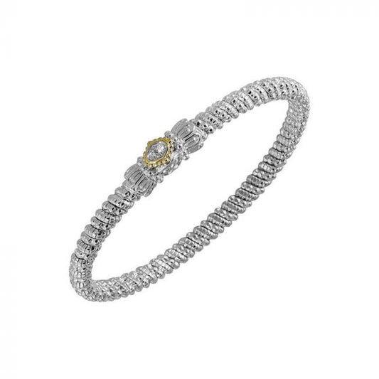Vahan 14k Yellow Gold & Sterling Silver Diamond Bracelet