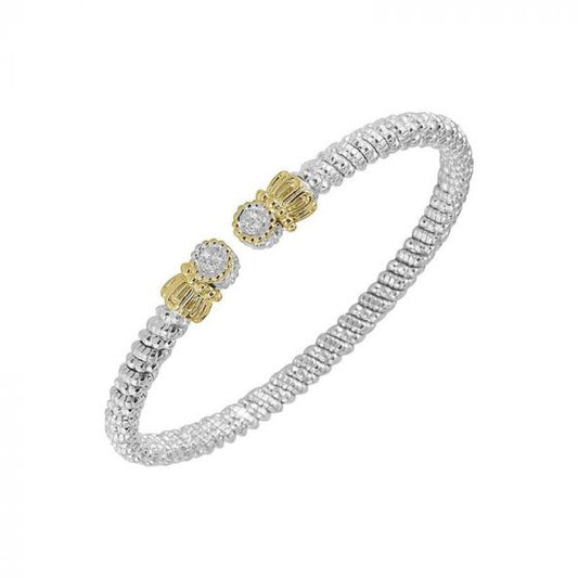 Vahan 14k Yellow Gold & Sterling Silver Open Bracelet