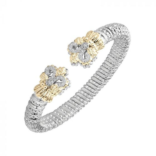 Alwand Vahan 14k Yellow Gold & Sterling Silver Fleur De Lis Bracelet