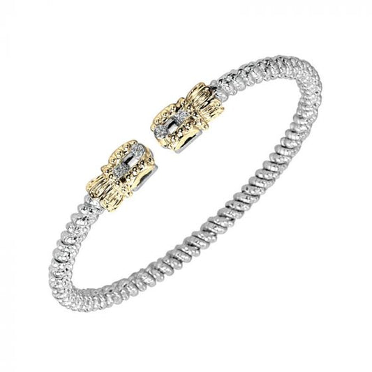 Vahan 14k Yellow Gold & Sterling Silver Diamond Bracelet