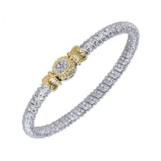 Alwand Vahan 14k Yellow Gold & Sterling Silver Diamond Bracelet