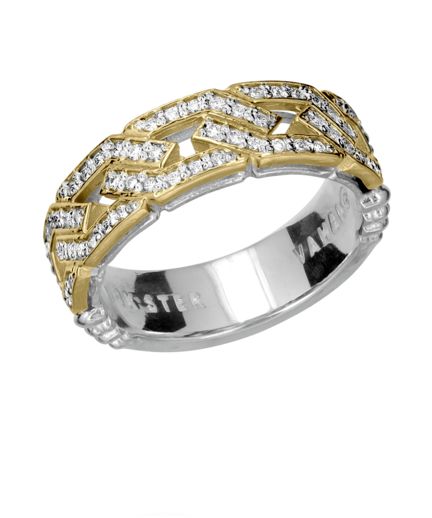 Vahan 14k Gold & Sterling Silver Diamond Ring