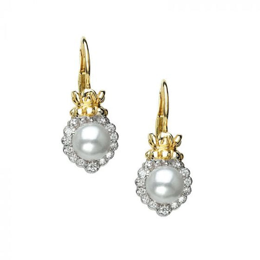 Alwand Vahan 14k Yellow Gold & Sterling Silver Pearls Earrings