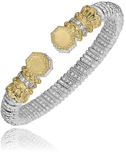 Vahan 14k Gold & Sterling Silver Diamond Bracelet