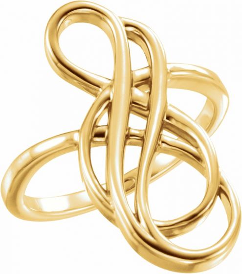 14K Yellow Freeform Ring