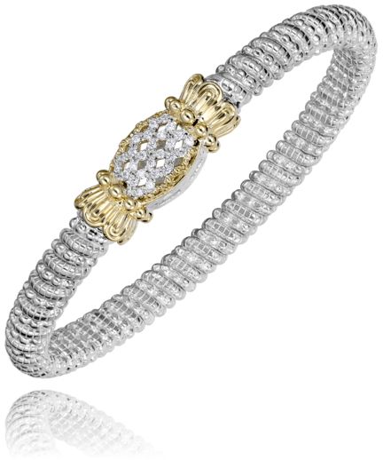 Vahan 14k Gold & Sterling Silver Diamond Bracelet