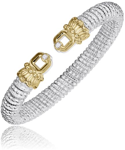 Vahan 14k Gold & Sterling Silver Diamond Bracelet