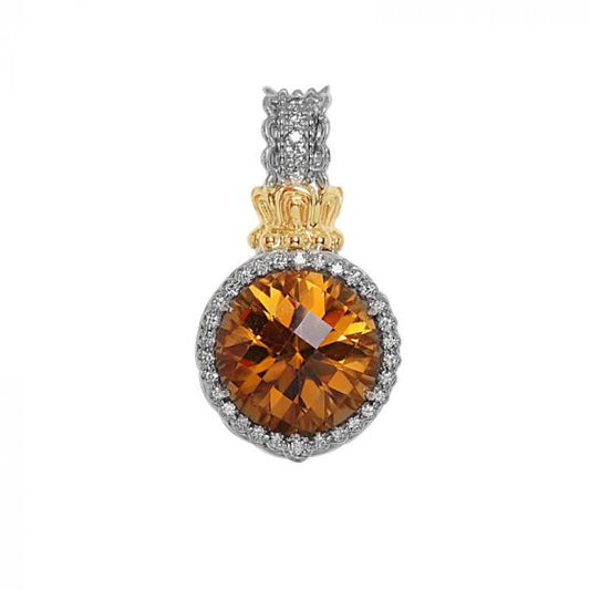 Alwand Vahan 14k Yellow Gold & Sterling Silver Colorado Quartz Pendant